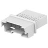 Socket housing, 5 pole, pitch 2.5 mm, straight, natural, 1969588-5