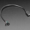 Adafruit USB Type A Jack Breakout Cable with Premium Female Jumpers