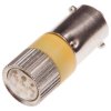 Lampka kontrolna Żółty 28V ac/dc BA9s LED średnica 10mm długość 28mm