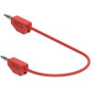 Electro PJP 214-CD1-50R Test Lead 0.50m Red Jack Plug 1pc