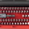 Zestaw końcówek do wkrętaka Sześciokątny, Phillips (krzyżakowe), Pozidriv, Płaskie, Torx l. elementów: 62 rozmiar: 25 mm