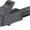 Alligator clip, black, max. 11 mm, L 54 mm, CAT II, socket 4 mm, 24.0157-21