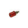 Gniazdo bananowe montażowe 4mm 24.247.1 czerwone 24A 60V / 10593