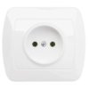 Simon Akord Gniazdo pojedyncze b/u 16A IP20 białe AG1e/11