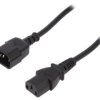 Kabel IEC C13 żeński IEC C14 męski 5m 10A 250V AK-440201-050-S