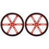 Koła 90x10mm - czerwone - Pololu 1436