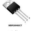 MBR30H60CT Dual Common Cathode Schottky Rectifier High Barrier Technology for Improved High Temperature Performance