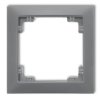 DECO Ramka uniwersalna z tworzywa DECO Soft szary mat 27DRSO-1 KARLIK