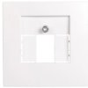 Berker B.1/B.3/B.7 Glas Element centralny do gniazda TAE i głośnikowego śnieżnobiały 10331909