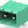 PCB terminal, 2 pole, pitch 5.08 mm, AWG 30-12, 15 A, pin, green, 796638-2