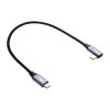 Kabel USB Akyga USB typ C / USB typ C kątowy 2.0 0.3m