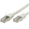 Patchcord FTP kat.5e kabel sieciowy LAN 2x RJ45 linka szary 0,5m VALUE
