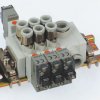 Pneumatyczny zawór elektromagnetyczny SMC 5/2 RC Elektromagnes 0.7 Mpa 5 portowy SY3000 24V dc