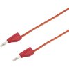 VOLTCRAFT MSB-300 Test lead Banana jack 4 mm 0.50 m Red