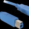 77033 USB3 cable,SUPER-SPEED,A plug>B plug 3.0m,blue
