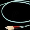 O7413FT.10 Duplex Jumper SC-SC 50/125µ, OM3, aqua, 10m