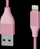 217079 Sync & charging cable, USB-A > Lightning, 1.5 m, pink