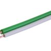 Ribbon cable, separable, 2-wire, 0.14 mm², unshielded, white/green, BYB-5-94F3937