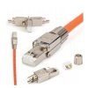 Wtyk RJ45 beznarzędziowy 8P8C kat.7/6A STP/ FTP okrągły drut
