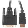 Kabel HDMI / DVI-D Single Link FHD@60 (wtyk / wtyk) czarny 1,8m LANBERG