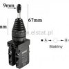 Przełącznik Joystick OFF+ 2x NO stabilny, plastik