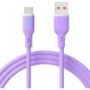 Akyga Kabel USB Złącze męskie USB-A, Złącze męskie USB-C® 1 m fioletowy AK-USB-65