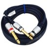 PRZEWOD GN.3,5 STEREO/2*WT.6,3 MONO 3,M
