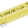 Mexcel -AA800B Akumulator specjalny AA U-końcówka do lutowania, Płaska-Góra NiCd 1.2 V 800 mAh 1 szt.