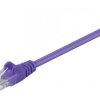 Kabel Patchcord CAT 5e U/UTP RJ45/RJ45 0,25m fioletowy