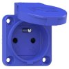 PC Electric 104-0bsc Gniazdo wtykowe ze stykiem ochronnym IP54 niebieski