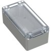 PC enclosure, (L x W x H) 160 x 80 x 60 mm, light gray (RAL 7035), IP65, BYB-3-90H0286