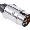 Wtyk zasilania przyczepy aluminiowy 12/24V DC 7pin