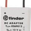 Finder 026.9.012 Adapter DC 12VDC