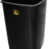 BJZ A-34058 ESD Kosz na papier 50 l (S x W x G) 360 x 510 x 360 mm tworzywo sztuczne czarny 1 szt.