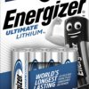 639155 Energizer lithium battery, 4x LR6, 1.5 V