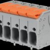 2604-1106 PCB terminal block with Lever and push-in CAGE CLAMP