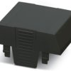Upper part of housing, ABS/PC, (W x H x D) 52.6 x 75 x 36.95 mm, black, for enclosure, 1071102