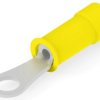 Insulated ring cable lug, 0.12-0.32 mm², AWG 26 to 22, 2.36 mm, yellow, 329951