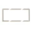 Ramka Wypełniająca Podwójna Serii Deco Beżowy 1Drw-2