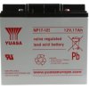 Uszczelniony akumulator kwasowo-ołowiow 17Ah Yuasa 167 x 181 x 76mm 12V