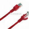 UTP/8c wtyk- wtyk 1m ( zgodne) czerw. kat.5e