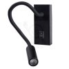 Kinkiet 2,7W czarny Kanlux 5204 Tonil II Led B