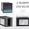 Regulator temperatury PID CH102 / 2 alarmy ( 24V DC/AC )