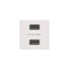 K126E/9 biały Ładowarka USB K45 2xUSB 2,1A KONTAKT