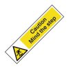 Scan 5109 Caution Mind The Step - PVC 200 x 50mm
