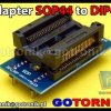 Adapter SOP44 to DIP44 z podstawką ZIF