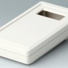 ABS handheld enclosure, (L x W x H) 152 x 83 x 33.5 mm, gray white (RAL 9002), IP65, A9073417