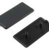 Zaślepka pasuje do rowka 6mm Czarny Zatyczka pasujący profil 30 x 60 mm