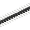 Pin header, 20 pole, pitch 2.54 mm, straight, black, 10080509