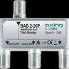 BAB 2-20P Axing 2-way satellite splitter, 20 db